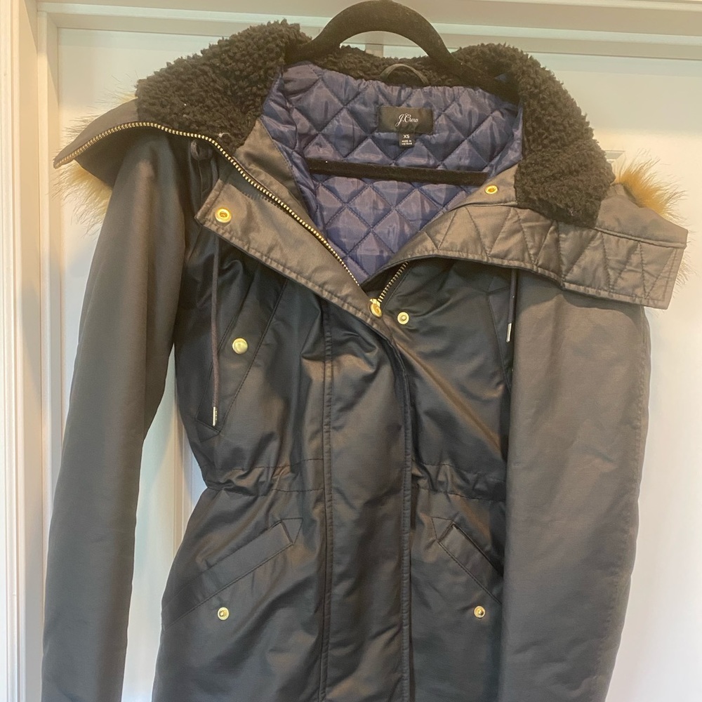 JCrew Perfect Winter Parka- Black